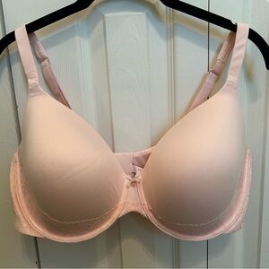 Victoria's Secret Blush Pink Bra with Heart Charm